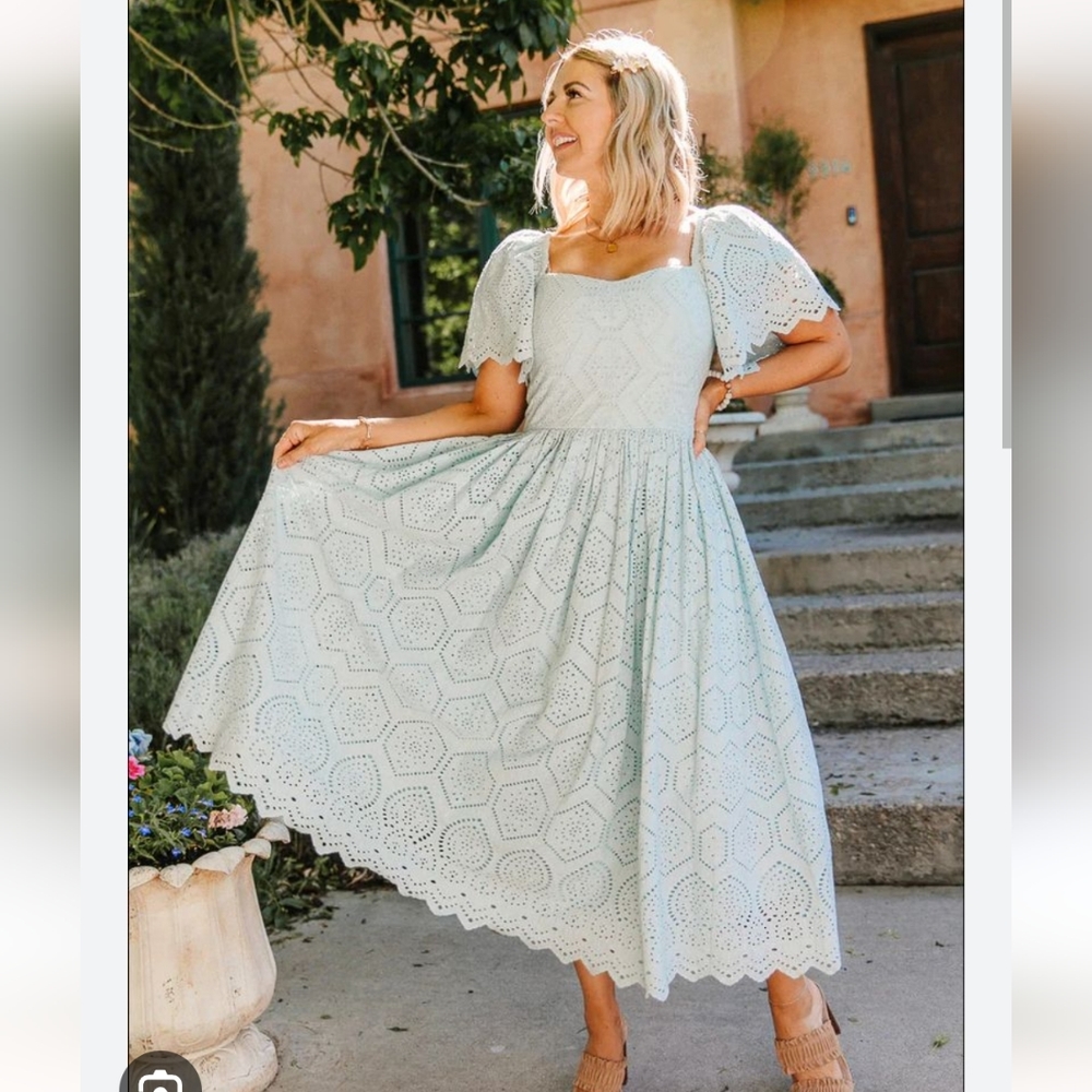 IVY CITY CO Odessa Dress light blue